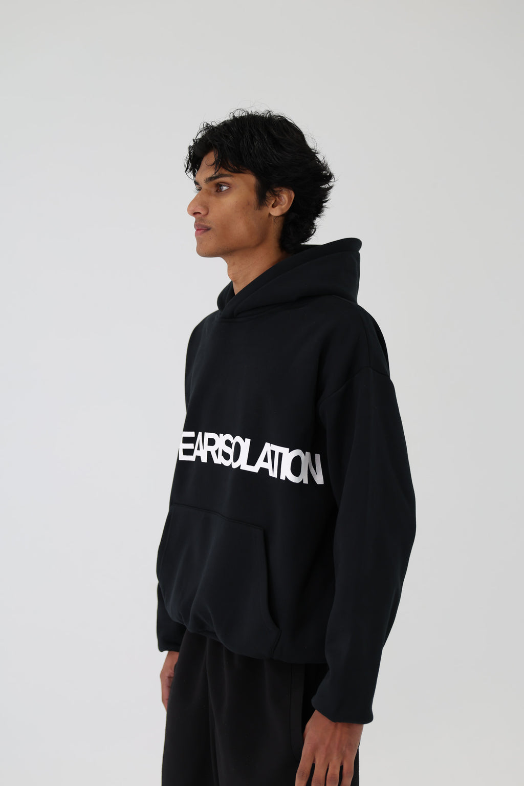 FLEECE HOOD - MATTE BLACK