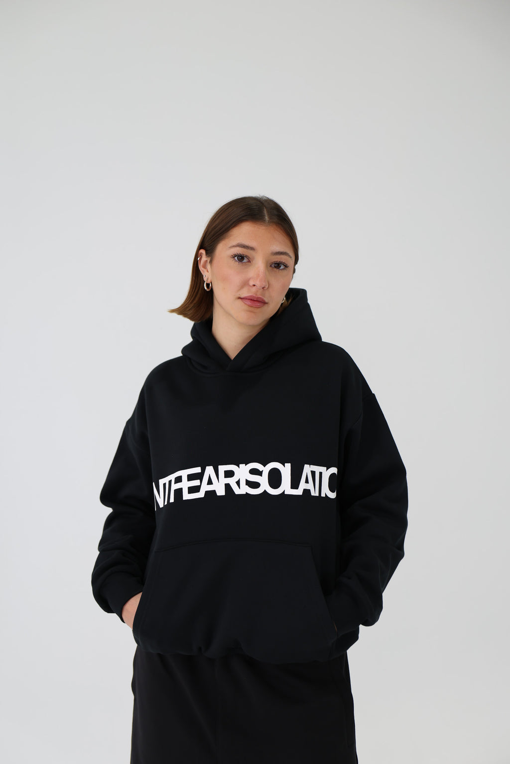 FLEECE HOOD - MATTE BLACK