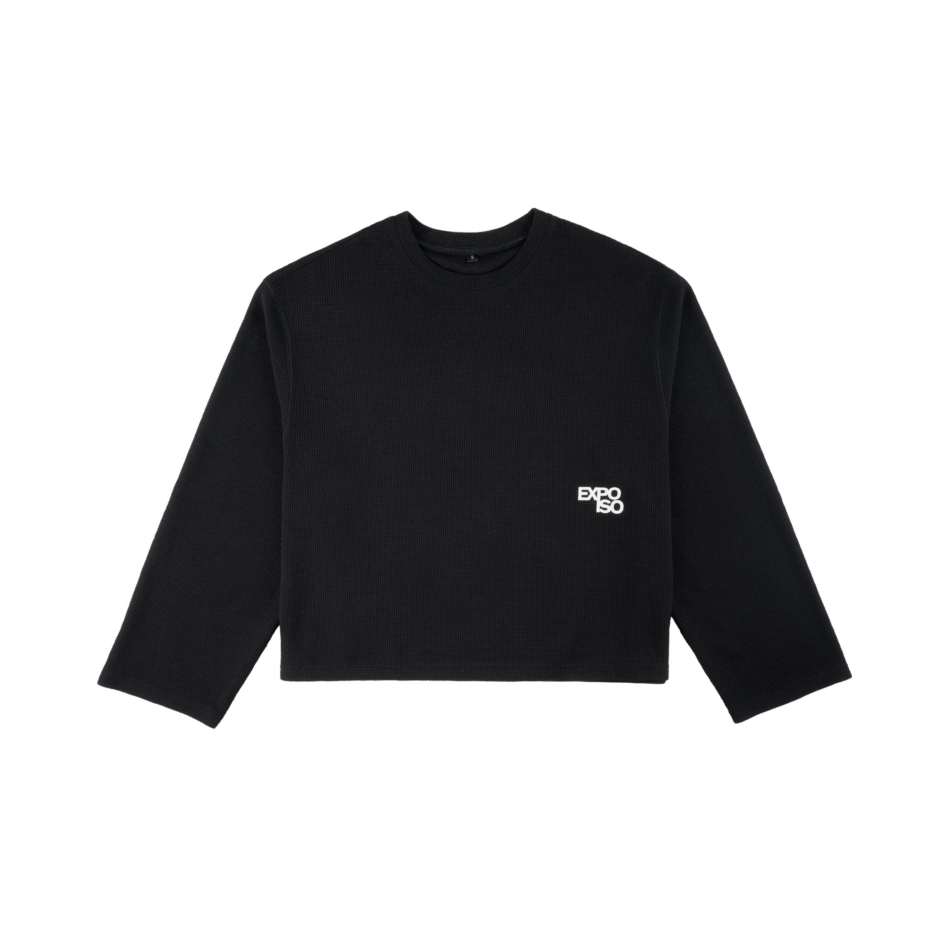 BLACK WAFFLE LS