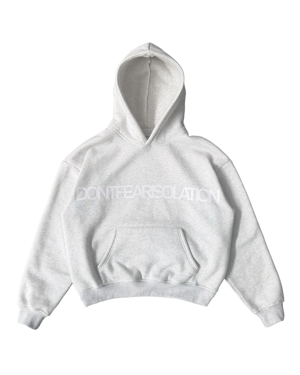 FLEECE HOOD - DUSTY WHITE