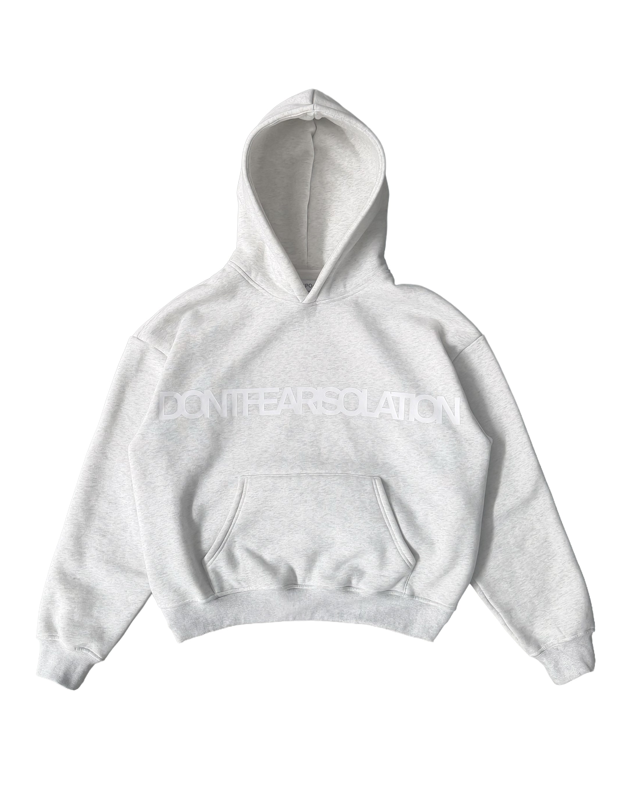 FLEECE HOOD - DUSTY WHITE