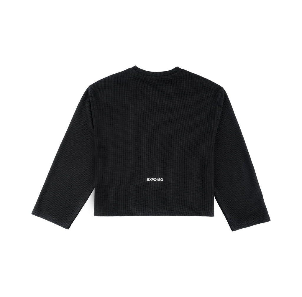 BLACK WAFFLE LS
